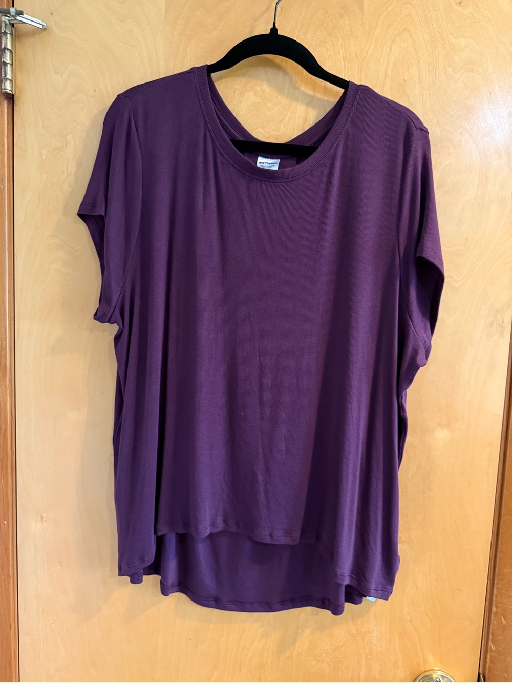 Athleta Short Sleeve Crew Neck Top - Plum